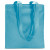 Jednoduchá nákupná taška - farba turquoise