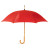 Manuálny dáždnik - farba red