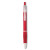 Plastové guľôčkové pero - farba transparent red