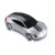 Bezdrôtová myš v tvare auta - farba matt silver