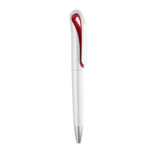 Guľôčkové pero z ABS plastu - red