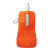Skladacia fľaša na vodu - farba transparent orange