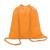 Sťahovací vak z bavlny 100 g / m². - farba orange