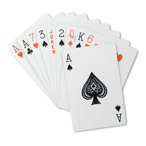 Klasické hracie karty v PP púzdre - blue