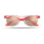 Štýlové slnečné okuliare - farba red
