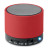 Guľatý Bluetooth reproduktor - farba red