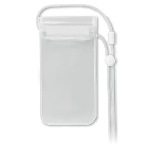 Vodeodolné púzdro pre smartphone - transparent white