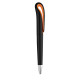 ABS otočné pero - čierna labuť - orange