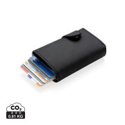 Hliníkové RFID puzdro na karty s PU peňaženkou