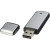 USB Square, 2 GB - Bullet - farba Stříbrný, Černá